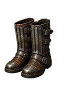Splinted Leather Greaves