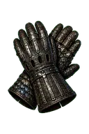 Steel-Ribbed Battle Gloves