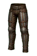Splinted Leather Greaves