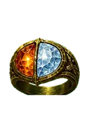 Ember Frost Ring